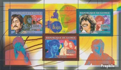 Produktbild von Briefmarken Guinea 2006 Mi 4299-4301 Kleinbogen (kompl. Ausgabe) postfrisch Die Beatles