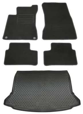 Gummi-Kofferraumwanne + Fußmatten Set für Mercedes W177 A-Klasse, Bj. 5/2018-