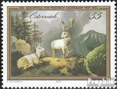 Produktbild von Briefmarken Österreich 2007 Mi 2685 (kompl.Ausg.) postfrisch Gauermann