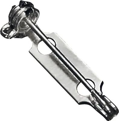 Produktbild von Broschennadel Sicherheitsverschluss 19 mm Metall silberfarben