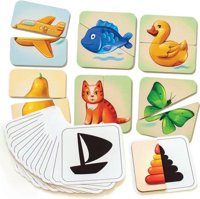 Produktbild von Vemkel Puzzle für die Kleinsten-Hälften und Schatten