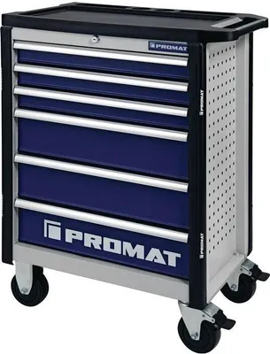 Produktbild von Werkzeugwagen PLUS 2.0 B760xT465xH1030mm 500 kg 6 Schubladen unbestckt Stahlblech
