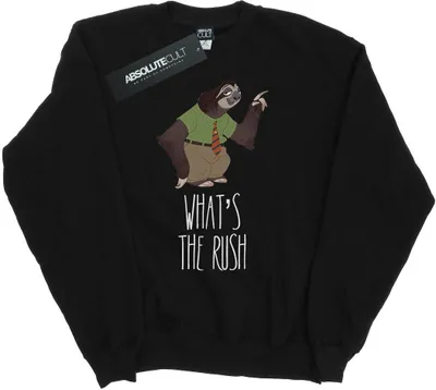 Produktbild von Disney - "Zootropolis What's The Rush" Sweatshirt für Herren BI48670 (M) (Schwarz)