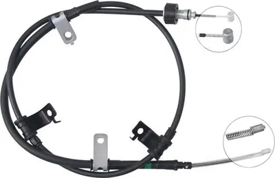 Produktbild von A.B.S. Handbremsseil Seilzug Feststellbremse für HYUNDAI GETZ (TB) Hinten Links K17469