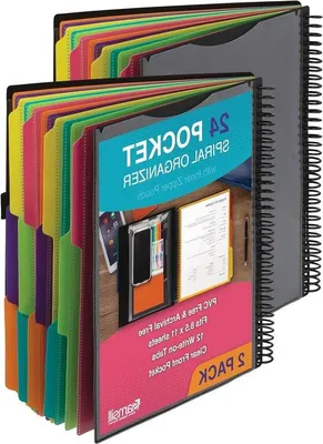 Produktbild von Organisationsmap - Dokumente - 24 Fächer - 21,59 x 27,94 cm - Weiß
