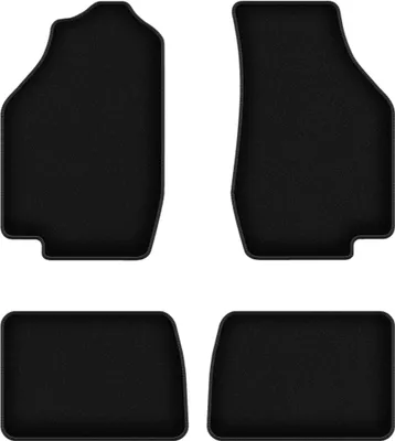 Immagine prodotto di Tappetini in velluto per Honda Civic IV (1987-1991, hatchback) neri, set 4 pz, con fissaggi