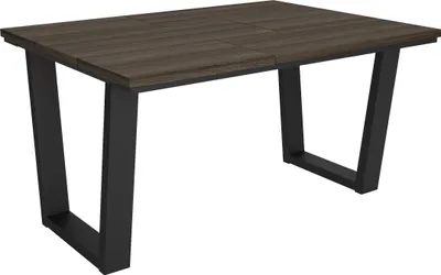 Produktbild von Esszimmertisch, 140x90x74 cm, Für 6 Gäste, Stubentisch, Dunkler Eiche