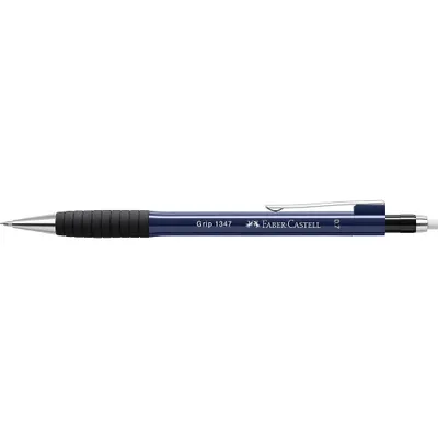 Productafbeelding van Faber-Castell 134751 Drukkrachtpotlood GRIP 1347 - 0,7 mm, B, metallic blauw