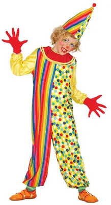 Immagine prodotto di Costume da clown per bambini Costume da clown, taglia:110/116