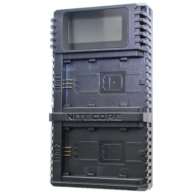 Immagine prodotto di Caricabatteria Nitecore UCN2 PRO per batteria NP-FZ100 compatibile con fotocamere Sony α7 III, α7R III, α9 (ILCE-9)