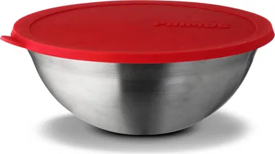 Produktbild von Primus CampFire Schüssel mit Deckel silber / rot