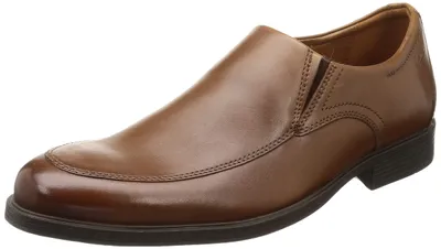 Zdjęcie produktu dla Clarks Whiddon Plain, czarne skórzane buty męskie, rozmiar 8.5