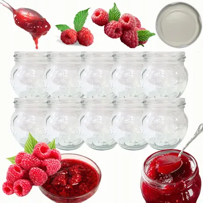 Obrázek produktu pro Sklenice Wamar-Sosenka, objem 215 ml, 10 kusů, vhodné pro konzervování