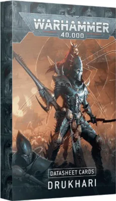 Produktbild von Warhammer 40.000 Drukhari Datasheet Cards Englisch