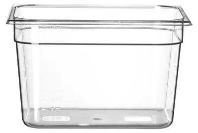 Immagine prodotto di HENDI Contenitore gastronorm 1/2, Profi Line, GN 1/2, 12,5L, trasparente, 325x265x(H)200mm