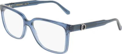 Produktbild von Ferragamo SF3043E Transparent blue 57/16/145 Herren Brillen