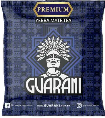 Image de Guarani - Thé maté Premium, échantillon de 50 g - Traditionnel, fumé - Amer - Feuilles sélectionnées - Beaucoup de poussière - Yerba maté intense - Paraguay