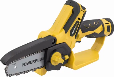 Produktbild von Powerplus Akku-Mini-Kettensäge POWXG1040 – 12 V Akku-Astsäge, mit Akku und Ladegerät, 159 mm Sägeblatt mit 14 T, Gartengeräte
