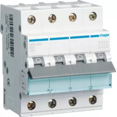 Immagine prodotto di Hager Leitungsschutzschalter 4pol. B-25A, 6kA MBN425 (MBN425)
