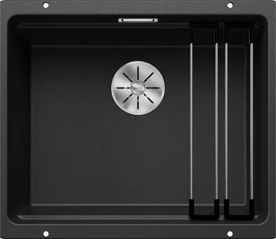 Produktbild von BLANCO ETAGON 500-U Unterbauspüle / SILGRANIT / Anthrazit / Stopfen - inkl.