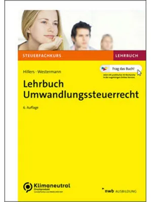 Obrázok produktu pre Lehrbuch Umwandlungssteuerrecht