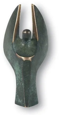 Produktbild von Engelfigur Mini-Engel Bronze 7 cm, patiniert
