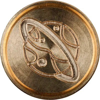 Produktbild von Jacques Herbin 3x Siegelplatte aus Messing, ø24mm 40418T