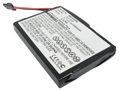 Image de subtel 1x Batterie pour GPS / Navigation Compatible avec Mitac Mio C510E, Mio C710, Mio A201, BP-LP1230 - (1250mAh, 3.7V)