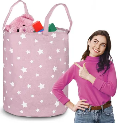 Produktbild von Nukido Spielzeugkorb - Rosa