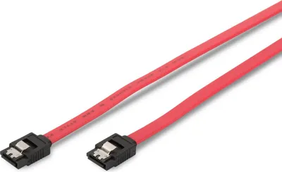 Immagine prodotto di Digitus 2x SATA 7-pin, 0.75 m cavo SATA 0,75 m Rosso