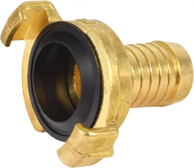 Produktbild von Agora-Tec®  Messing Schnellkupplung mit Bajonettverschluss mit 3/4 Zoll (19 mm) Schlauchtülle für Gartenschlauch