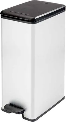Productafbeelding van Afvalbak 40 liter, zilver - Deco Bin