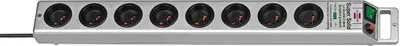 Image de Brennenstuhl 1153344318 surge protector Silver 8 AC outlet(s) 230 V 2.5 m