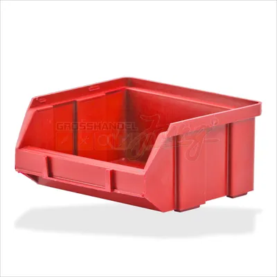 Produktbild von Kunststoffteileschale 100x95x50 mm, rot