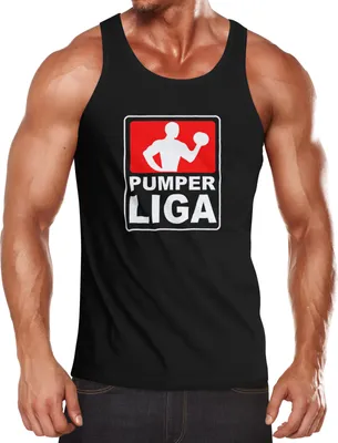 Gestreiftes Herren-Shirt, Rundhalsausschnitt, ärmellos