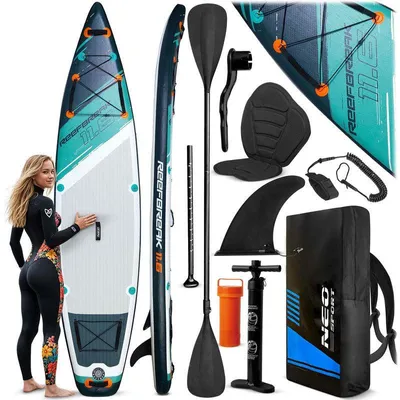 Produktbild von SUP-Board – Stand-Up-Paddleboard – Paddelbrett – Supplank – Leicht und langlebig – Mit Zubehör
