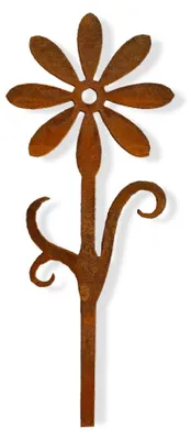 Produktbild von Edelrost Blume Ranken mit Stecker