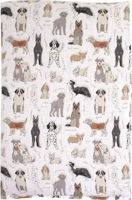 Produktbild von Leinsamenkissen 30 x 20 cm, Bio Stoff "Liebe Hunde" - Als Wärmekissen & Kältekissen - Körnerkissen für Mikrowelle und Backofen - 30x20cm, 800g