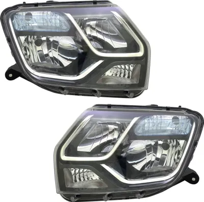Produktbild von TYC Scheinwerfer Set für Dacia Duster H79 ab 10/2013- FRL TFL H1 H7 Halogen Schw