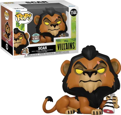 Immagine prodotto di Figurka Funko Pop! Disney Villains - Scar z Lwa Króla, Ekskluzywna Wersja Vinylowa