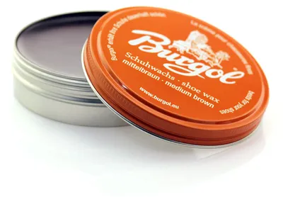 Produktbild von Burgol Schuhwachs - Shoe Wax - Schuhcreme 100ml Mittelbraun