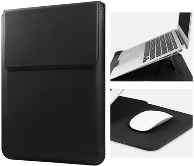 Obrázek produktu pro Kožené pouzdro na notebook, 15–16 palců, kožené pouzdro na tablet a notebook