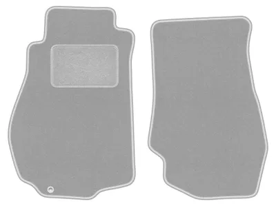 Obrázek produktu pro Velurové autokoberce pro: Nissan 350Z 2003-2009 (kupé) – sada 4 ks, šedé, na míru – Wielganizator OSLO