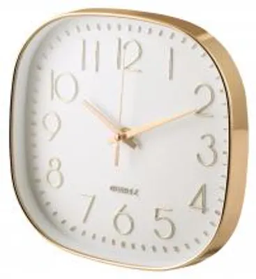 Immagine prodotto di H&H Orologio da parete cromato gold 38 cm