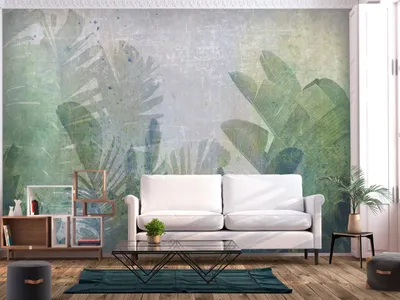 Produktbild von Vlies Fototapete Blätter 300x210 cm Tapeten Wandtapete XXL tropische Natur Dschungel Pflanzen Botanik b-C-0899-a-a