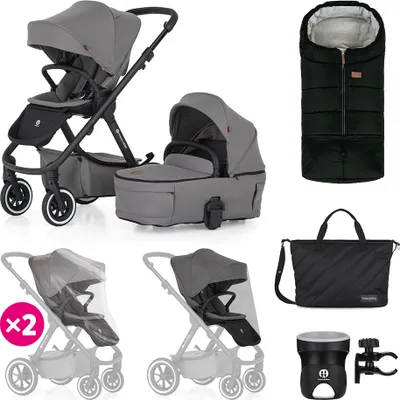 Obrázek produktu pro PETITE&MARS Kočárek kombinovaný ICON 2v1 Dove Grey XXL AIR