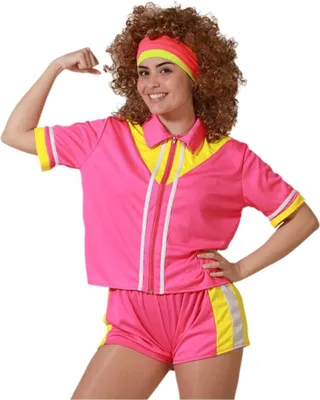Image de Déguisement pour adultes Rose Moderne Taille Unique Survêtement