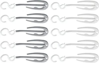 Produktbild von Schuhtrockner aus Kunststoff zum Aufhängen, 10 Stück, für Zuhause und Geschäft, für Hausschuhe und Turnschuhe
