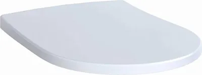 Produktbild von WC-Sitz ACANTO Slim mit Deckel, Wrap over, antibakteriell, m weiß-alpin schrauben