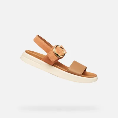 Produktbild von Geox Hellbraune Damensandalen Xand 2S 42
